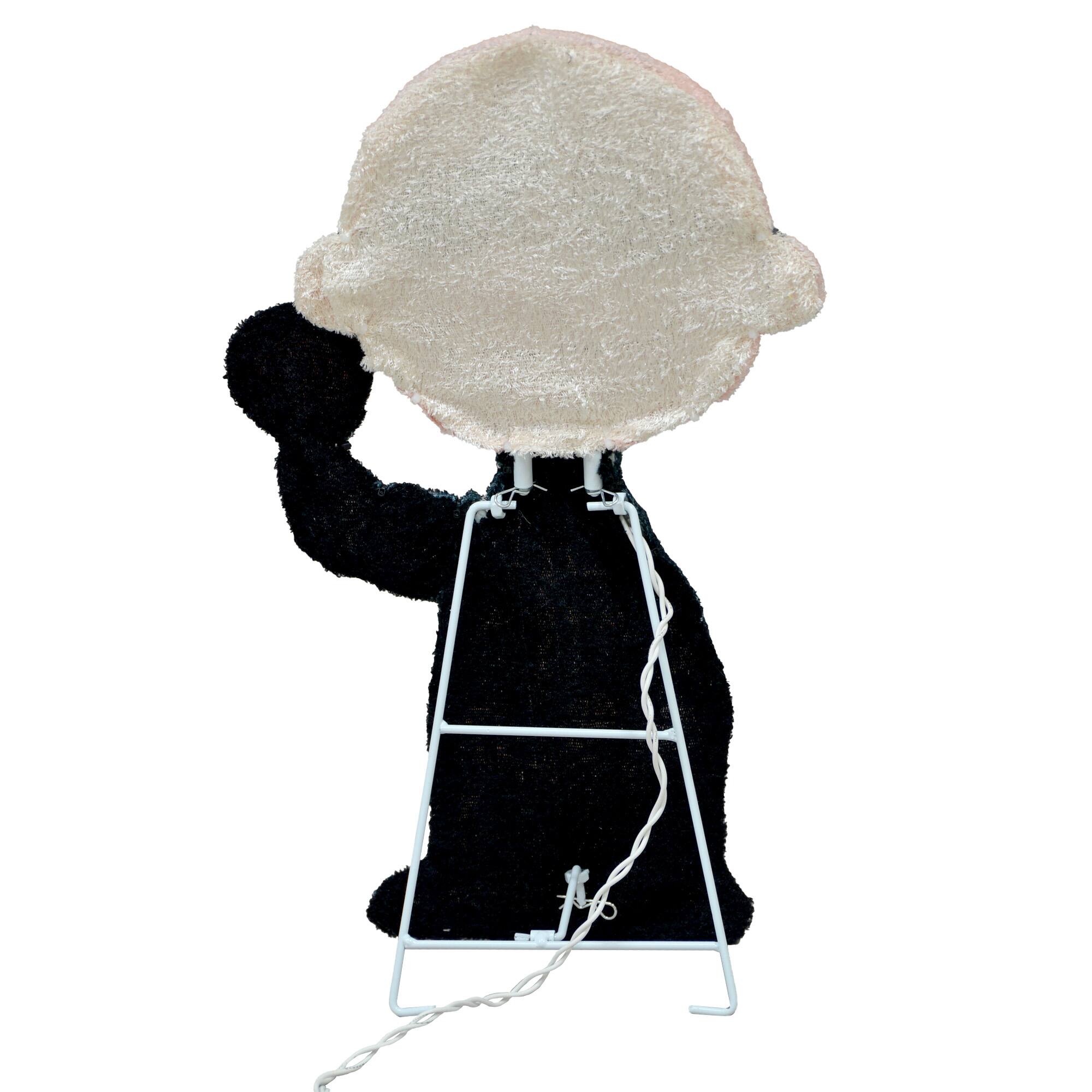 18" LED Peanuts Charlie Brown Bones Yard Art
